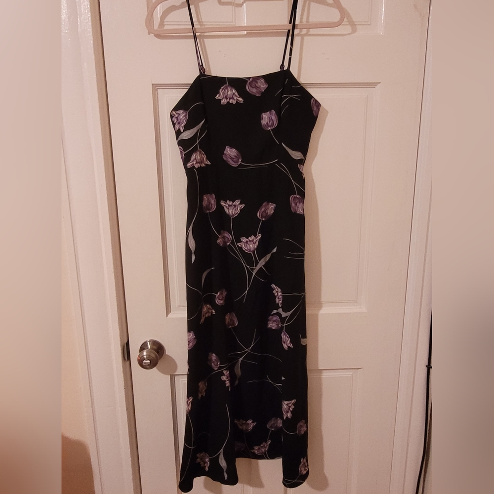 Floral spaghetti strap dress